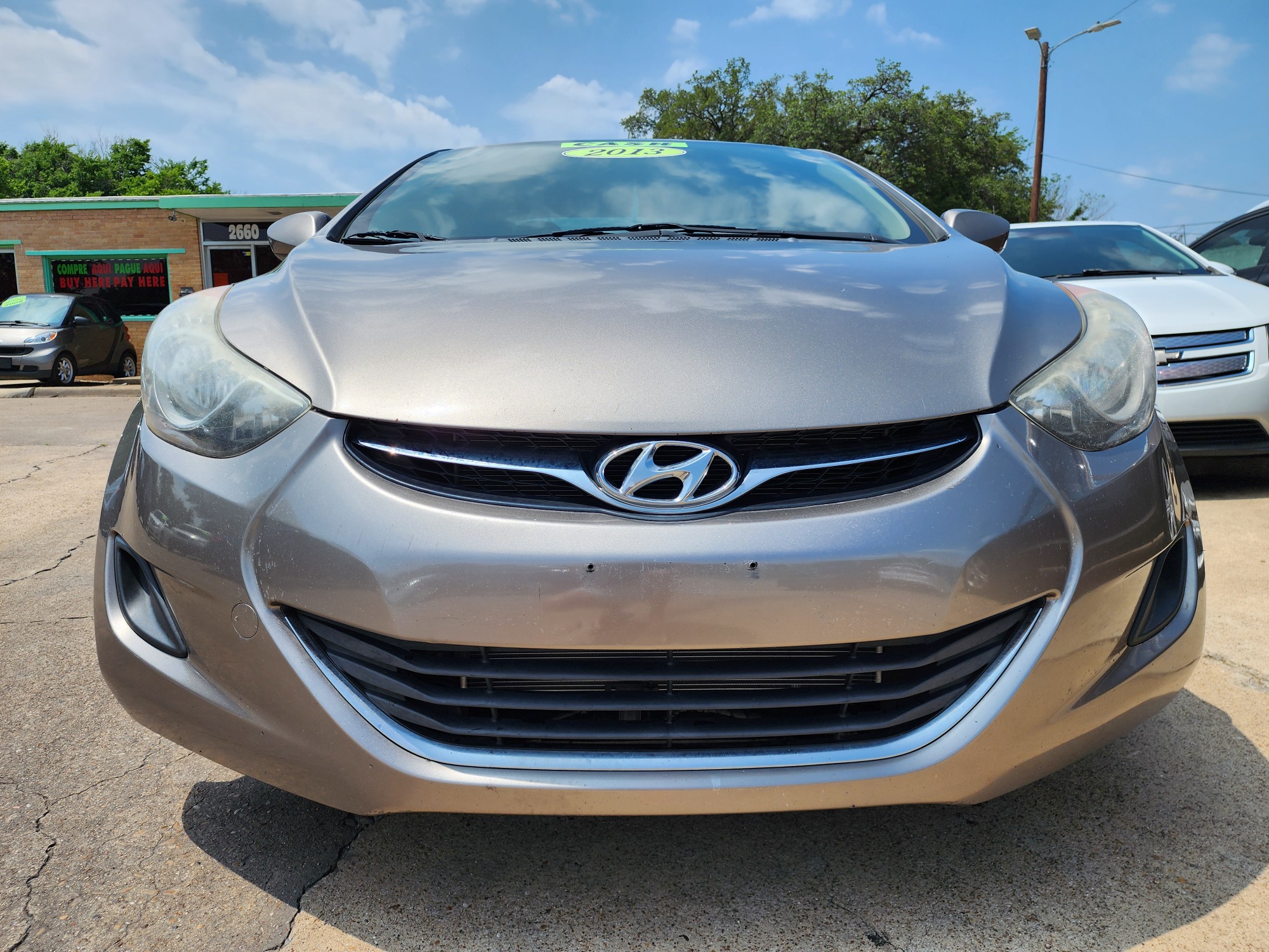 2013 GOLD Hyundai Elantra GLS (5NPDH4AE6DH) with an 1.8L L4 DOHC 16V engine, 6-Speed Automatic transmission, located at 2660 S.Garland Avenue	, Garland, TX, 75041, (469) 298-3118, 32.885387, -96.656776 - Photo #9